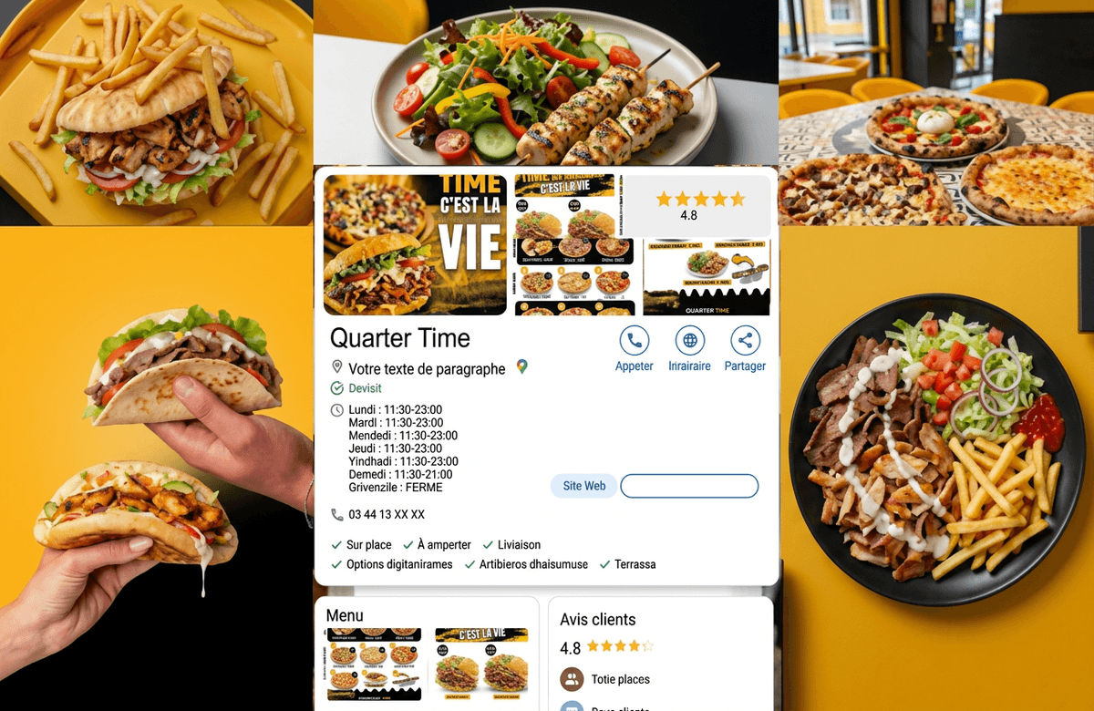 Fiche GMB Quarter Time