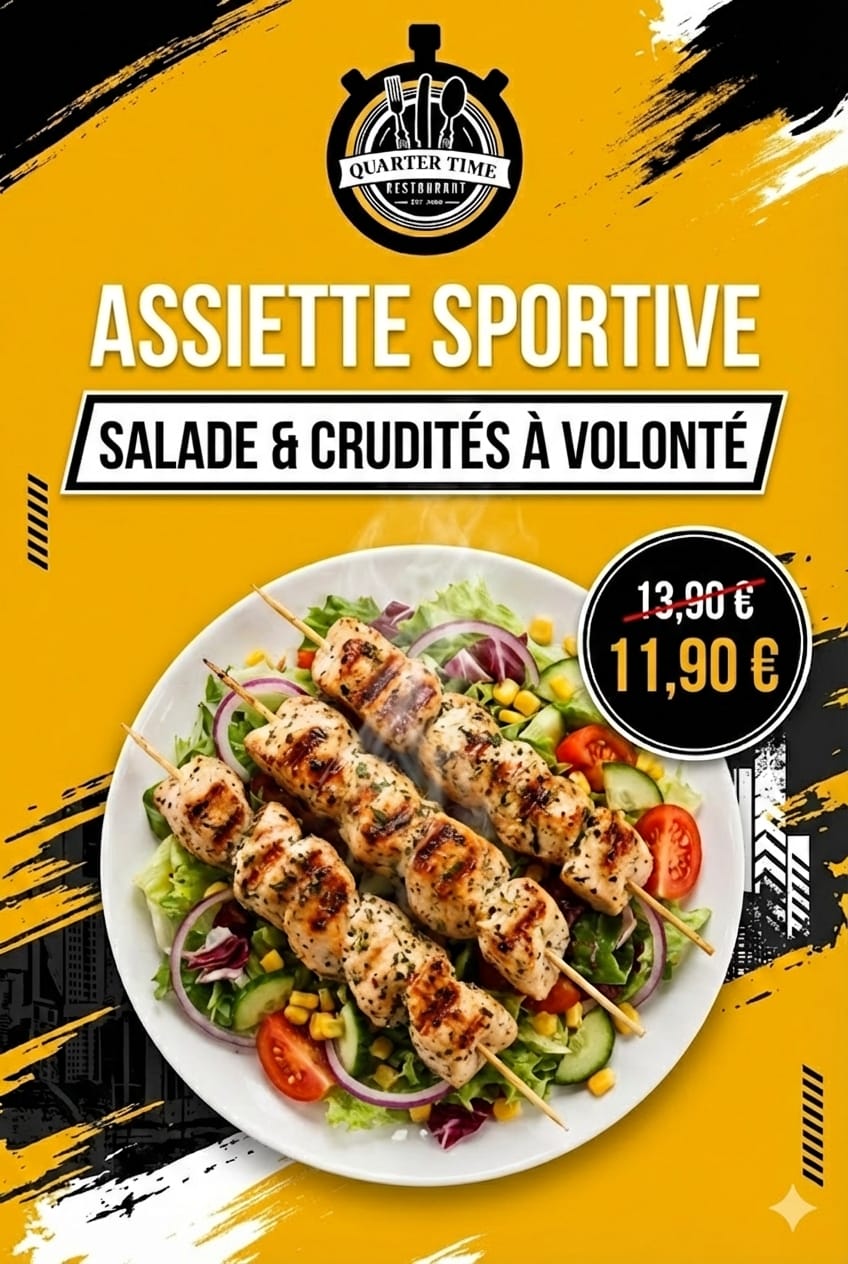 Flyer Assiette Sportive