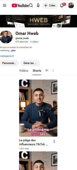 Chaîne YouTube Hweb